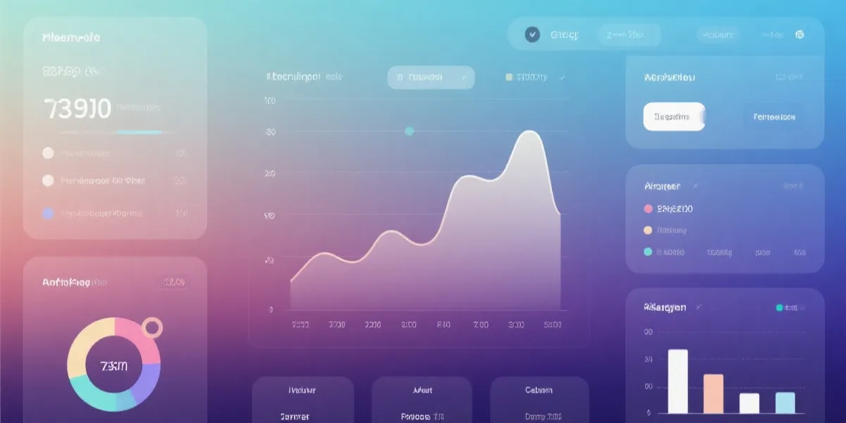 数据趋势与面板示意图